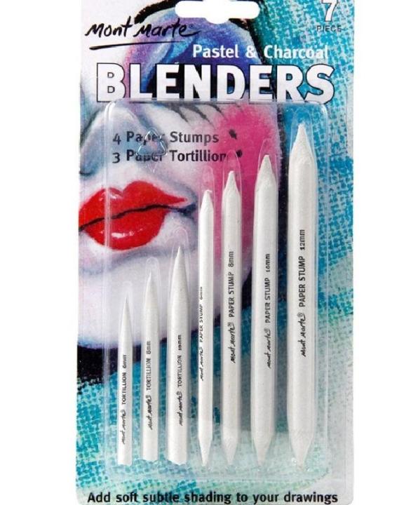 Mont%20Marte%207%20Pieces%20Set%20Charcoal%20Blender%20Blending%20Stump%20Pastels%20&%20Tortillion%20For%20Sketch%20Drawing%20-%20Image%202