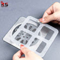 Floor Drain Sticker Hair Drain Stickers for Smooth Water Flow Shower Drain Cover with Fine Grid Filter for Sinks Bathtubs Easy Removal Adhesive Mesh Stickers Hair Catcher for Drains | Rs universal Store. 