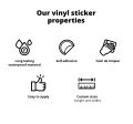 laptop touchpad vinyl sticker / laptop touchpad protector / laptop touchpad HD printed vinyl sticker. 