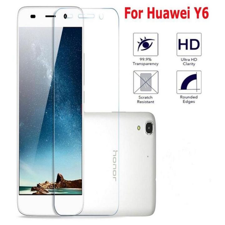 2Pcs Huaweri y6 ll (2nd Gen) Tempered Glass Screen Protector Polish Glass For Huaweri y6 ll (2nd Gen)