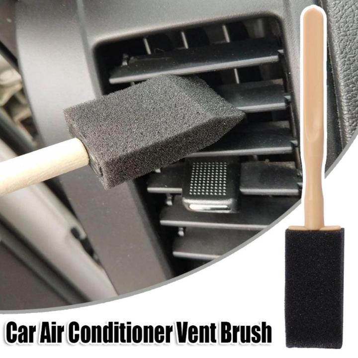【Clearance Markdowns】 1Pc Mini Car Air Conditioner ponge Bruhe Air Outlet oft ponge Head Dut Removal Cleaning Detailing Bruh Auto Interior Acceorie