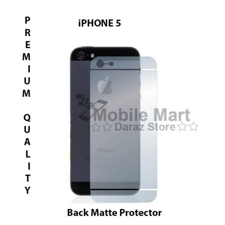 Apple Iphone 5 Back Matte Protector Soft Skin Sheet Soft Film Protection For Apple Apple Iphone 5s