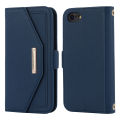 Suitable for Apple iphone 7/8 Mobile Phone Protective Case iphone12 pro Max Cross Pattern Wallet Leather Case. 