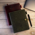standard size Cute and Stylish Soft PU Leather Diary Notebook with pen. 