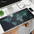 World Map Original Extended Extra Large Gaming Mouse Pad For PC Laptop Gamers Home Offices For Keyboard Mouse Full Table Desk Waterproof XL Anti Slip Smooth Mousepad Mouse Matt. 
