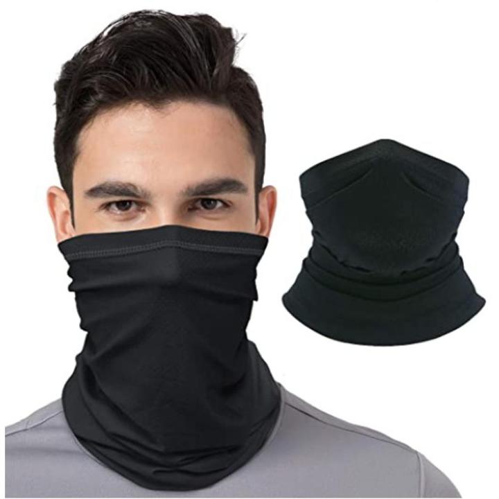 Neck Gaiter Face Mask, UV Protection Cooling Shield Neck Wraps, Breathable Dust Mask Bandana, Face Scarf Sleeve Headband for Sports Motorcycle Cycling Running Fishing Hiking (Pack of 1)