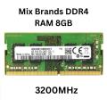 DDR4 RAM For Laptop 8GB 3200MHz SO-DIMM RAM. 