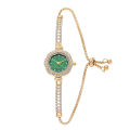 New 2024 Fashion Diamond-Embedded Plum Blossom-Shaped Women's Hand Bracelet Watch Women's Quartz Watch. 