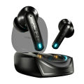 Ronin Dynasty R-520 True Wireless Earbuds - Quad Mic ENC, Low Latency Gaming Mode, 7 Hrs Playtime (Black). 