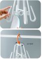 New 360° Rotating Foldable Shoes Hanger Multifunctional Shoe Rack Balcony Drying Rack Shoes Organizer Hanger Rack Plastic Shoes Drying Rack Hanger Shelf Space Saving. 