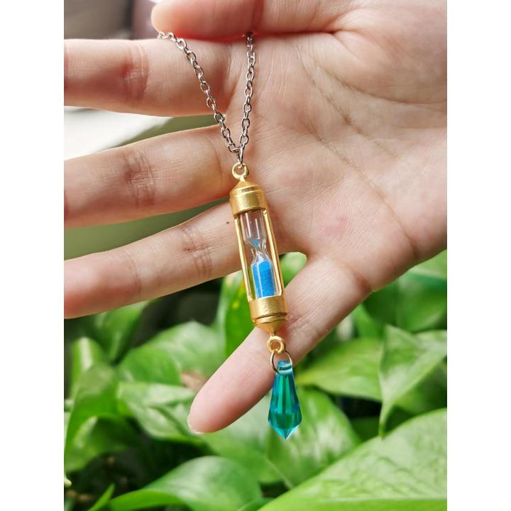 Anime The Case Study of Vanitas Necklace Earring Roland Fortis No Karte Props Hourglass Cosplay Accessories for Fans Souvenirs