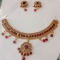 Neckless And Earrings With Chain new Design. 