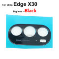 Aocarmo Back Rear Camera Glass Lens With Adhesive Replacement For Motorola Edge 30 Pro X30 Edge Plus 2022 Replacement XT2201-2. 