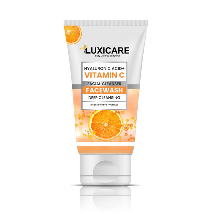 LUXICARE - Vitamin C Face Wash for Brightening and Deep Clearing