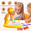 Children Projection Drawing Board LED Projector Drawing Table Toys Kids Projector Painting Board Desk Projection Painting Toy Graffiti Early Education Writing Board Household Erasable Toys. 