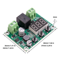 DC Voltage Protection Module High Voltage Under Voltage Battery Disconnect Output Protection Board. 