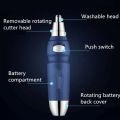 Daling Suprent Nose Hair Cutter, Electric Ear Hair Cutter, Men's, Etiquette Cutter, 2-in-1 Multifunctional, Battery Operated, Nose Hair Shaver, Waterproof, Washable, Cordless. 