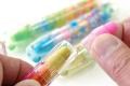 Kids Stacking Pen Type Erasers-Stylish & Beautifull-Pack of 3-Multicolor-5 pieces in a stack. 