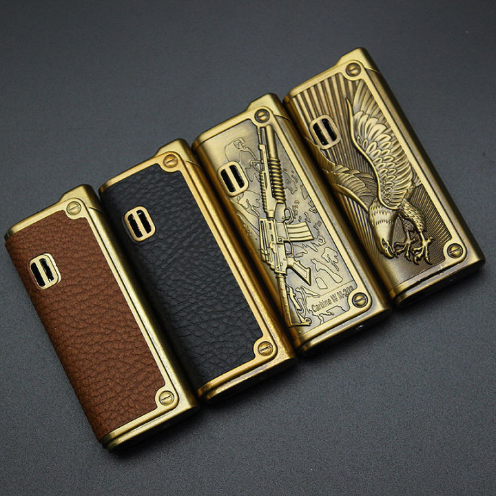 High-End Business Veneer Relief Torch Lighter Regular Inflatable Windproof Point Cigar Pipe Lighter Wholesale