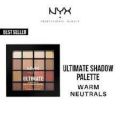 NYX Professional Makeup - Cosmetics Ultimate Eyeshadow Palette Warm Neutrals. 
