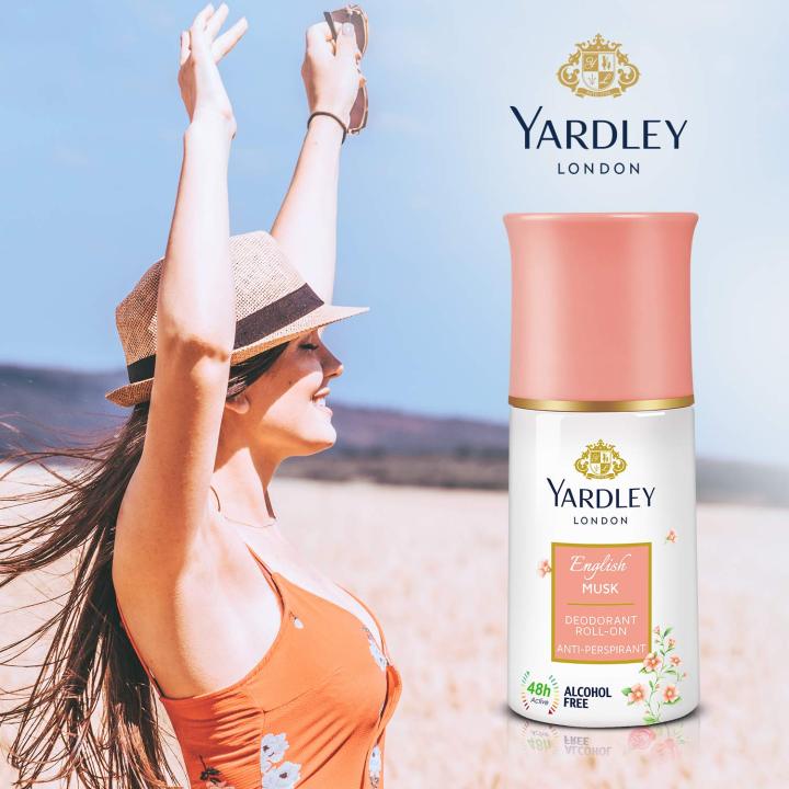 Yardley ENGLISH MUSK DEODORANT ROLL ON FOR WOMEN