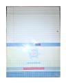Pack of 40 Narrow Line Refill Pages For Practical Notebook A4 Size - White. 