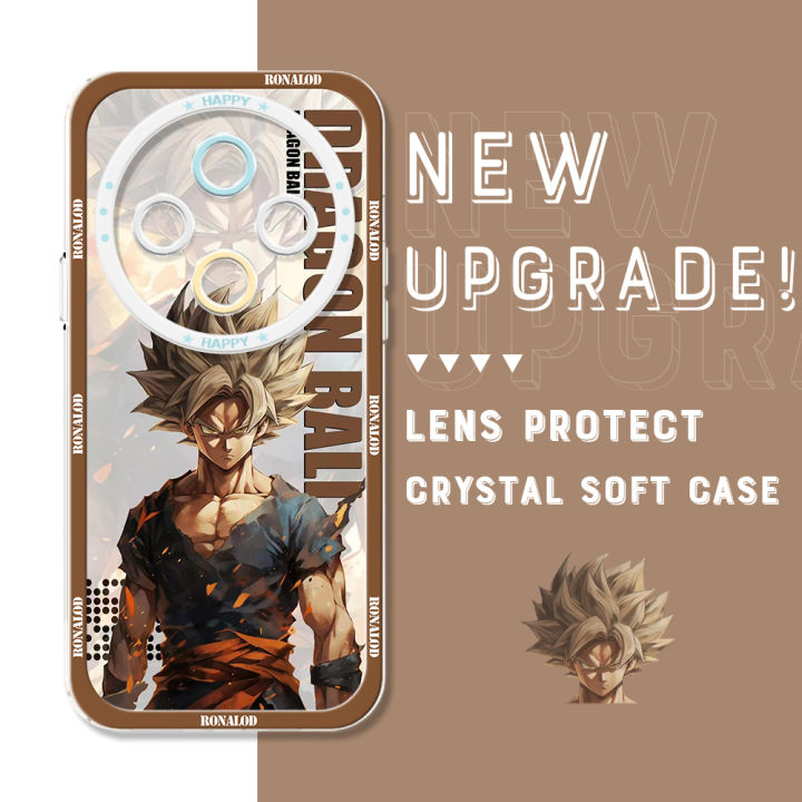 YYDS for Redmi 14C Back Cover Dragon Ball Son Goku Transparent Crystal TPU Soft Thin Phone Case