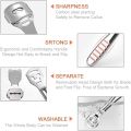 Pack of 1 Stainless Steel Foot Scraper Callus Remover, Callus Shaver for Feet, Heel Hard Skin, Corn Callous Removers, Foot Razor Pedicure Tools with 10 Blades for Men and Women, Corn Cutter & Rasp Dead Skin Peeler Pedicure Tool. 