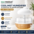 MAZ PREMIUM Cloud Rain Humidifier with 7 Color LED Lights – USB Essential Oil Aroma Diffuser, Rain Cloud Night Light, Waterfall Mist Air Humidifier for Bedroom, Office & Home Decor. 