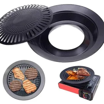 Non%20Stick%20Grill%20Bbq%2032cm%20/%20Bbq%20Grill%20Frying%20Pan%20Non-stick%20Korean%20Traditional%20Cast%20Iron%20Grill%20Pan%20-%20Image%202