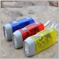 Home Camping Lamp Hand Pressing Torch Light Dynamo Crank Flashlight. 
