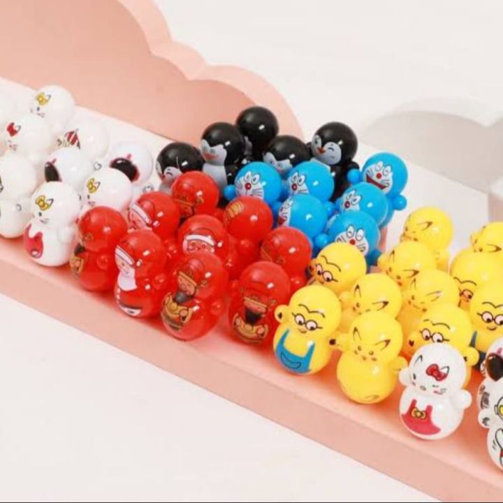 HOT DEALS N1.1 Mini Doraemon Plastic Wobble Wobbler Figurine Tumbling Toy Anime Character

only 59