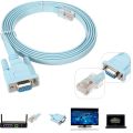 RJ45 to RS232 COM Port Serial DB9, Serial to Ethernet Female Console Cable 1.5m (Compatible with Router). 