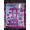 Kitchen Cooking Fun Set With Kitchen Appliances And Utensils - 32 pcs - 29 x 13.5 x 32cm. 