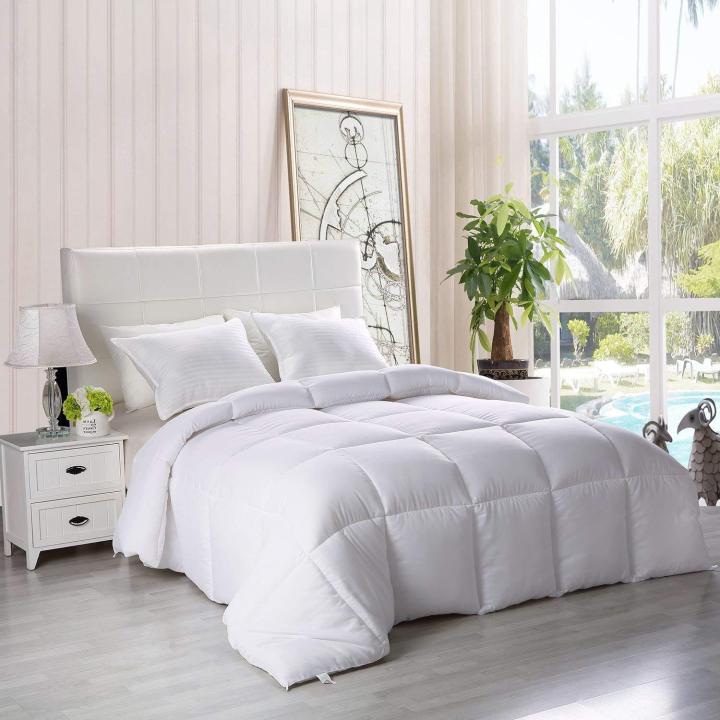 Utopia%20-%20Comforter%20King%20Queen%20Twin%20White%20All%20Season%20Plush%20Siliconized%20Fiberfill%20Duvet%20Insert%20Box%20Stitched%20-%20Image%209