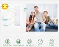 2Pc Frosted Window Film,Bathroom Office Privacy Glass Sticker,DIY Decorative Smart Film Static Cling,No Glue Removable 40 X 100cm. 