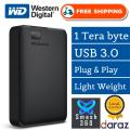 1 TB Portable Hard Disk External 1TB WD Element Hard Drive USB 3.0. 