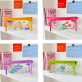 Transparent cartoon pencil bag cute large-capacity stationery storage bag student pencil bag ins stationery bag pencil case. 