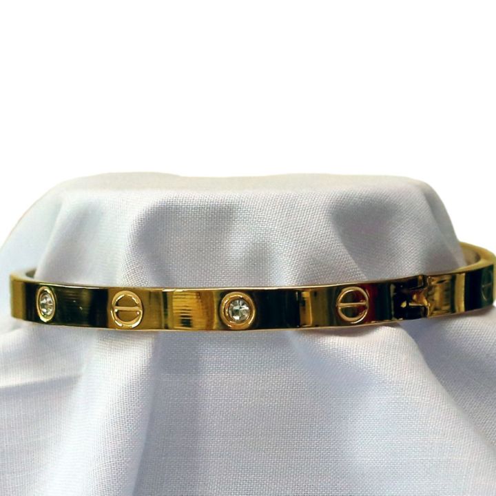 Gallery Of Gems Stainless Steel Handcuff For Girls Bracelet For Women Girls