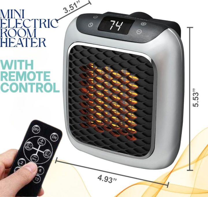Handy Heater – 800W Mini Electric Portable Room Heater | Energy Saving ...