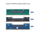DDR3 DDR4 DDR5 Laptop SO-DIMM to Desktop Adapter Card Converter Memory RAM Connector Adapter Eatop. 