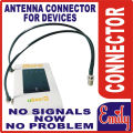 Emily Double wire F Female to Y Type Antenna Connector For Zong Telenor Ufone jazz devices EVO Wingle Charji Bolt Dongle Nitro Cloud Mifi Blaze etc and all others Internet devices dual Ts9 dual antenna ports devices F TNC to 2X TS9 Male Plug Splitter 25cm. 