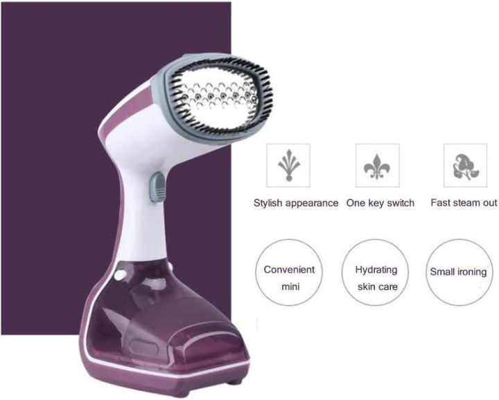 Silver%20crest%20Garment%20Steamer%20German%20Powerful%20Handheld%20Clothes%20Steamer,%201600-Watt%20Portable%20Garment%20Steamer%20W/%20250ml%20Large%20Detachable%20Water%20Tank%20Garment%20Fabric%20Wrinkle%20Remover%20Travel%20Iron%20(pink)%20-%20Image%204