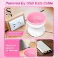 Electric Makeup Brush Cleaner Machine - Makeup Brushes - Brush Cleaner Makeup - Brush set - Brush cleaner makeup - Efficient Cleaning USB Powered. 