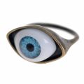 Punk Eyeball Rings for Men Women Unisex Evil Eye Vintage Halloween Jewelry Wholesale. 