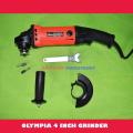 OLYMPIA ANGLE GRINDER , 4 INCH, 630 WATT, COPPER WINDING. 