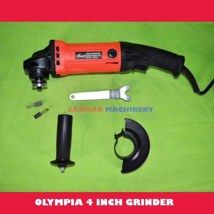 OLYMPIA ANGLE GRINDER , 4 INCH, 630 WATT, COPPER WINDING