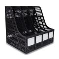 Multi-function Plastic Storage Hanger 4 Section Divider File Paper Magazine Rack Holder Office Home Desktop Book Box Bookshelf. 