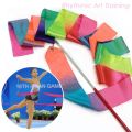 2M Twirling Rod Ballet Streamer Rhythmic Art Training Dance Ribbon Colorful Gym Ribbons Artistic Gymnastics Ribbon. 
