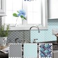 Mosaic Wall Tile Peel And Stick Self Adhesive Backsplash Home Decoration Accessories Living Room Wall Sticker Bedroom Decor. 